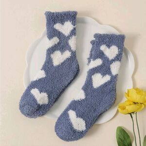Heart 💙 Fuzzy Socks